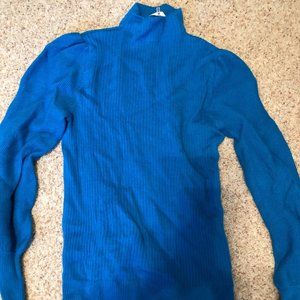 trina turk blue sweater